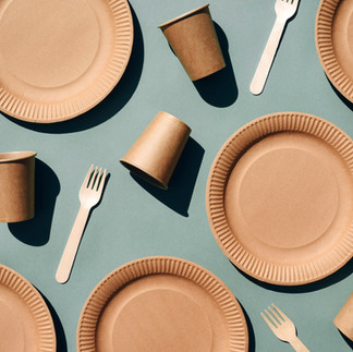 biodegradable plates and cutlery