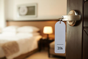 Entrada a la habitación del hotel