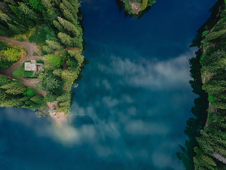 Aerial View of River