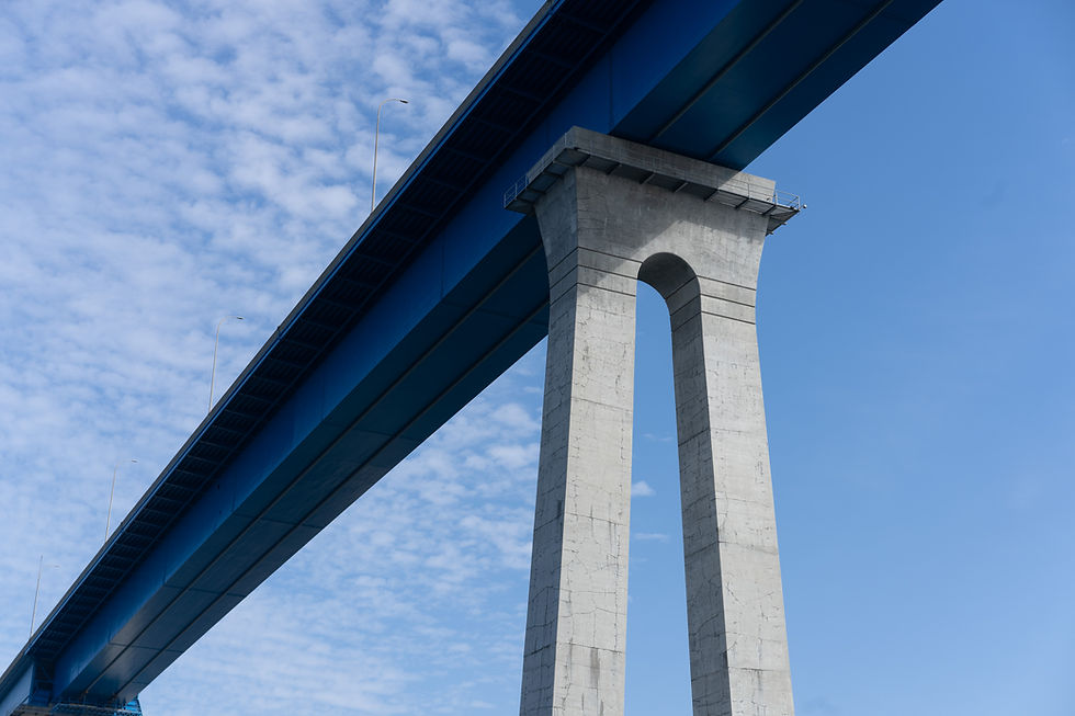 Modern Concrete Bridge