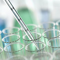 Laboratory Pipette in Use