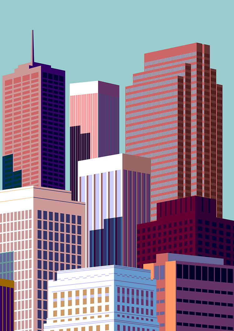 Horizonte da cidade moderna