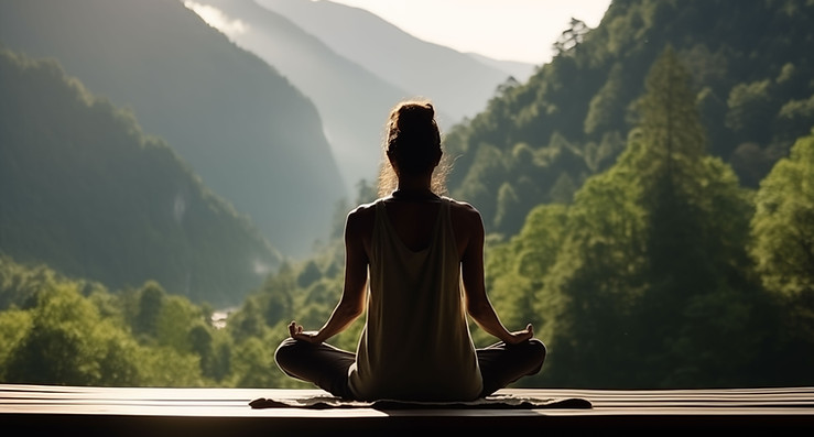 Meditazione nella natura