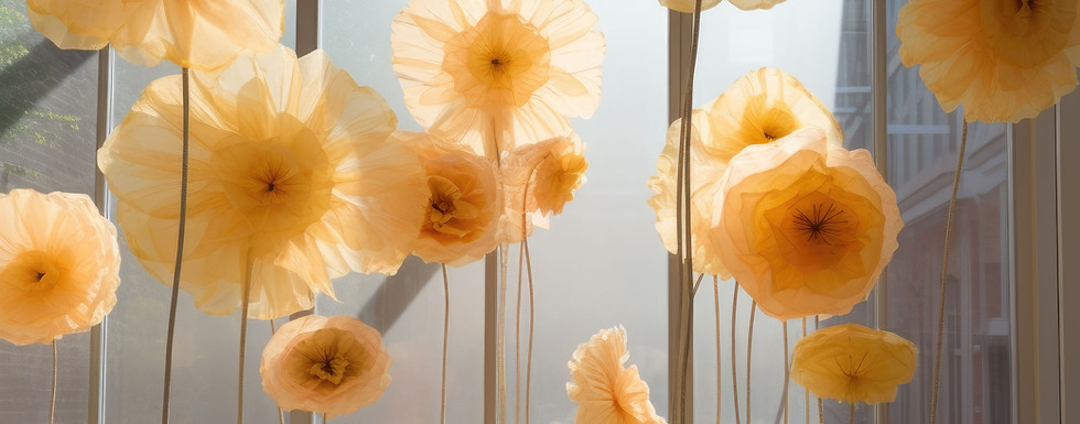 Yellow Artful Flowers