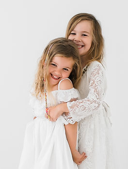 Children showcasing beautifully cut and styled hair