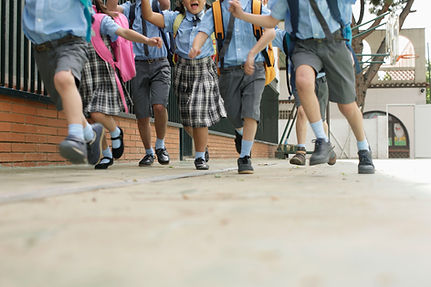 Enfants courir