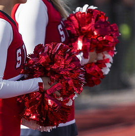 Cheerleaders in Red