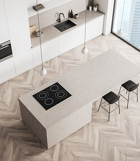 Modern kitchen after professional one-off cleaning