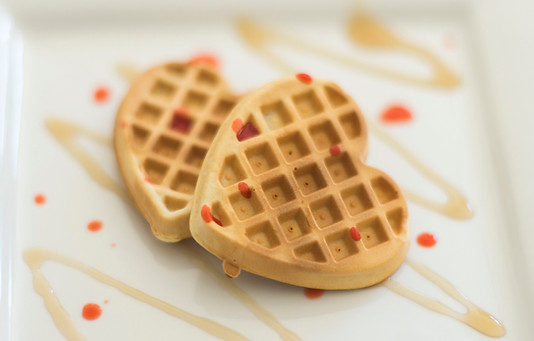 Heart Shaped Waffles