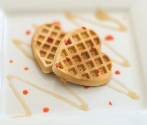 Heart Shaped Waffles