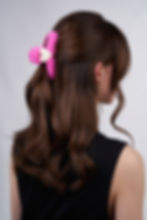Woman with Hair Clip