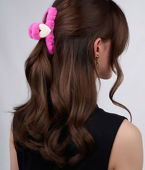 Woman with Hair Clip