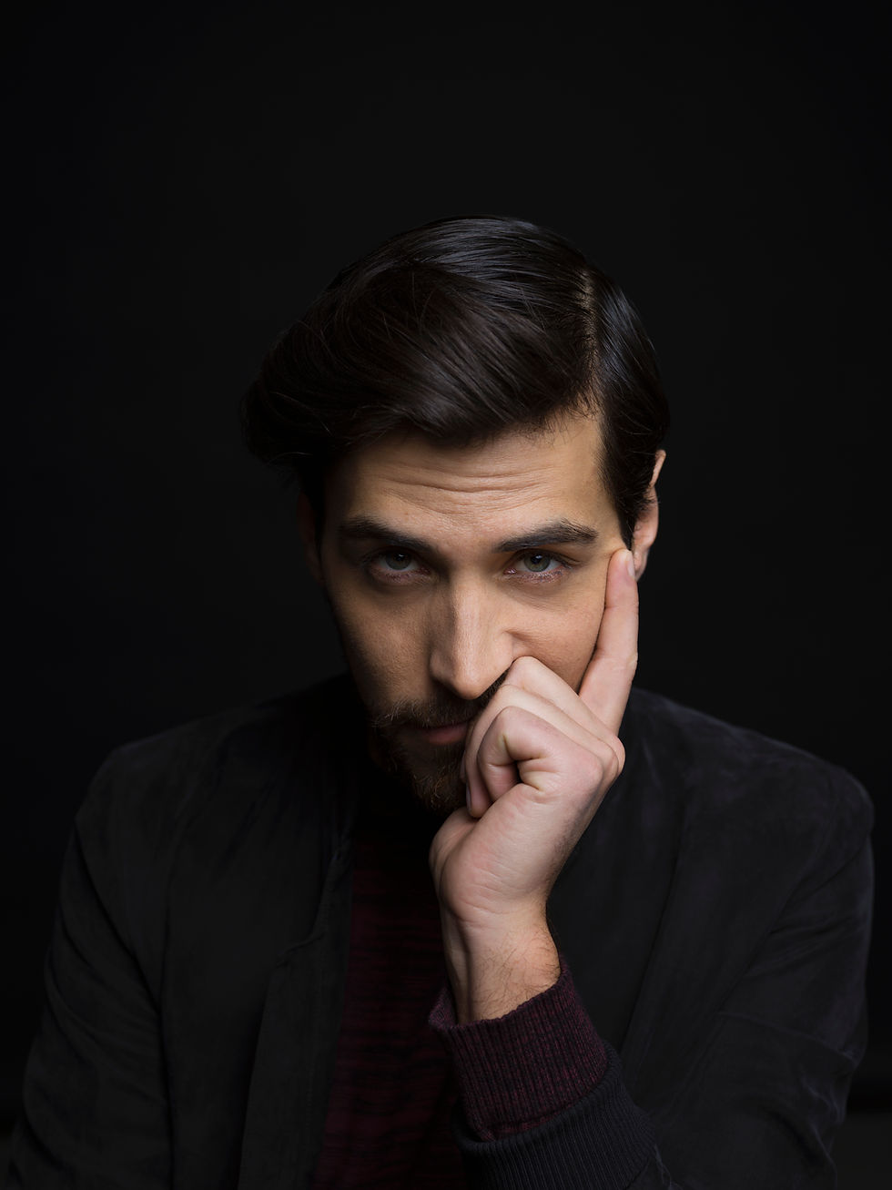 Pensive Man Portrait