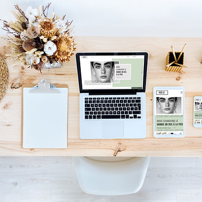 Bureau d'une blogueuse
