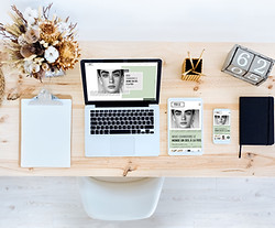 Bureau d'une blogueuse