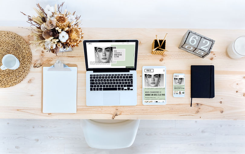 Bureau d'une blogueuse