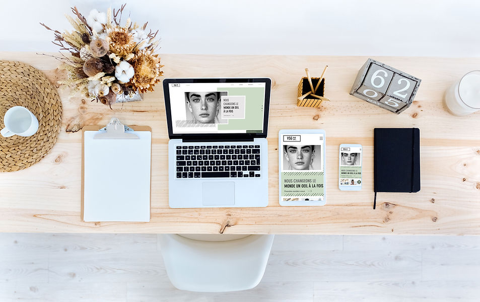 Bureau d'une blogueuse