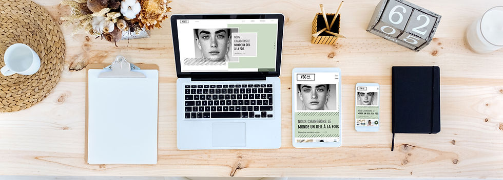Bureau d'une blogueuse