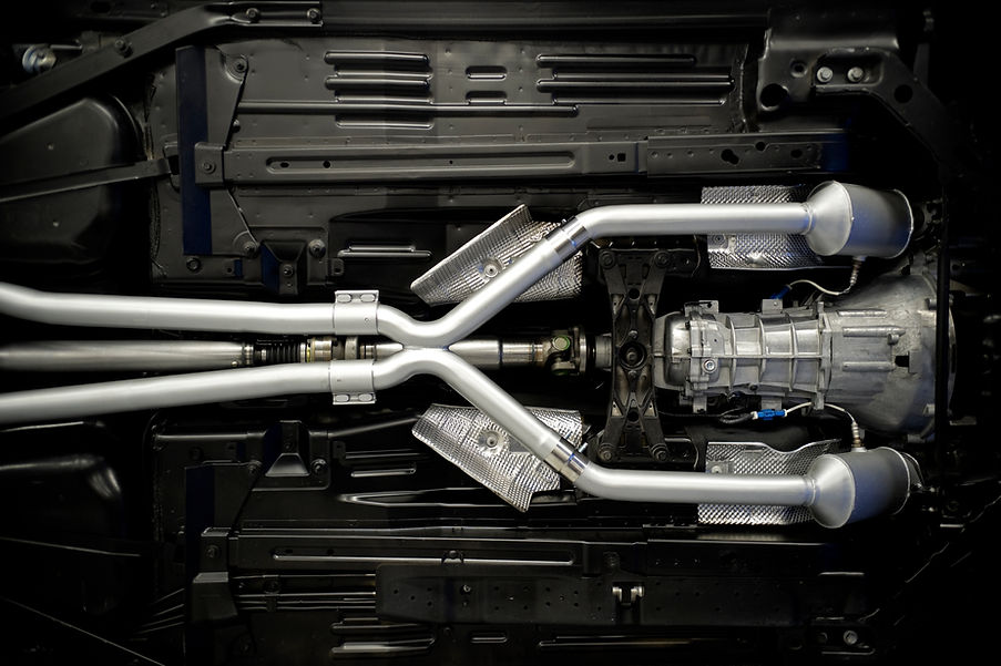 Bottom view of a car