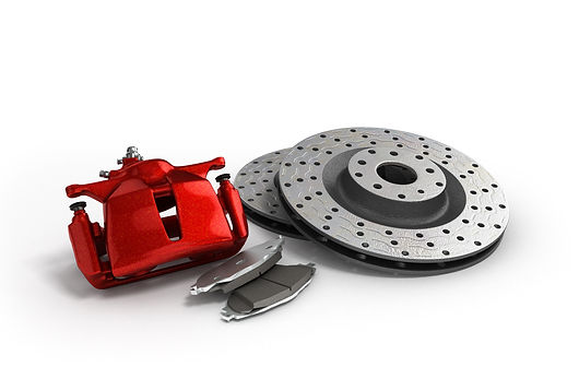 car disc brake isolated