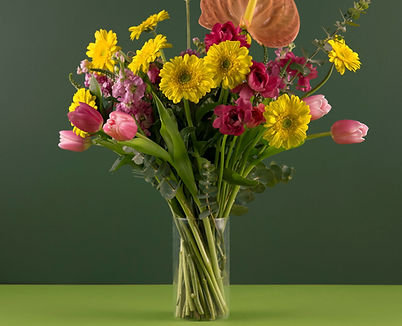 Colorful Flower Vase