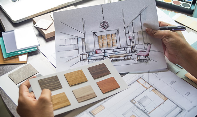 Interior Designer at Work