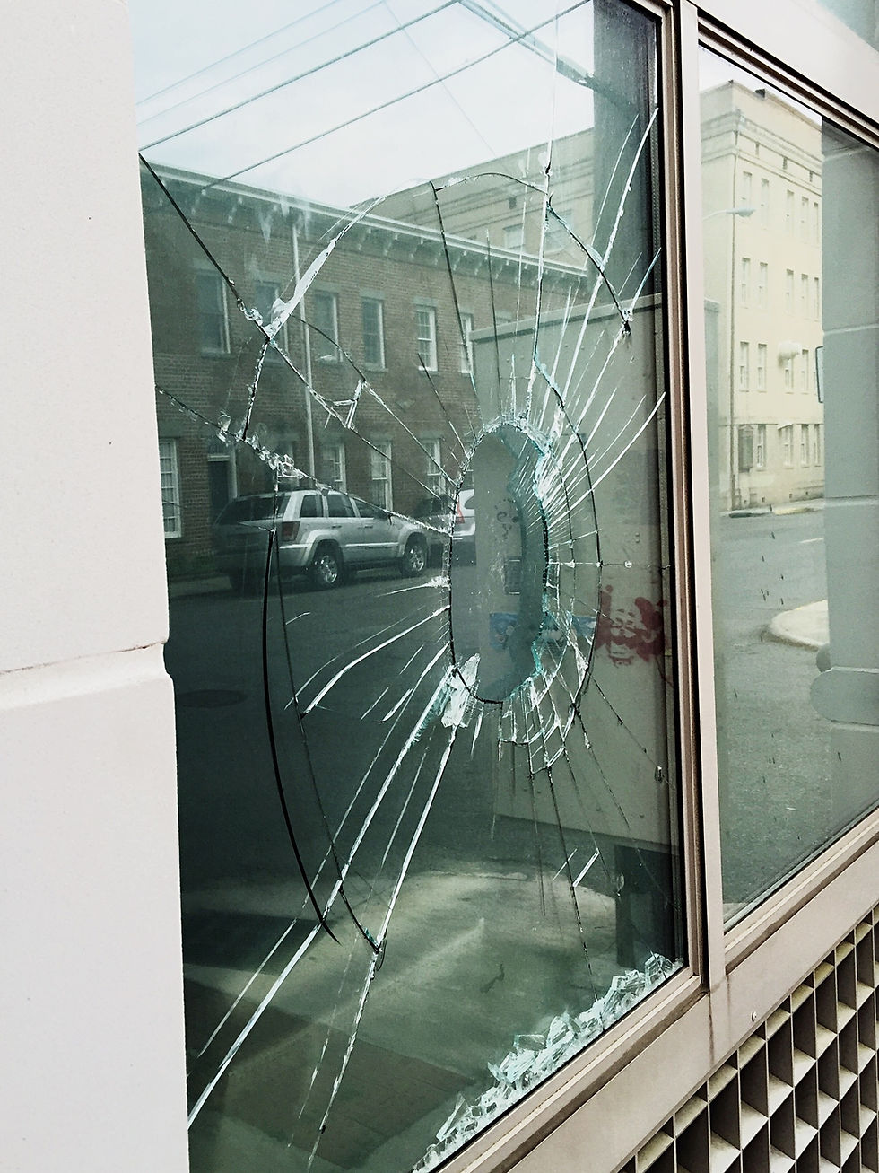 Broken glass