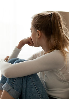 Sad on Couch