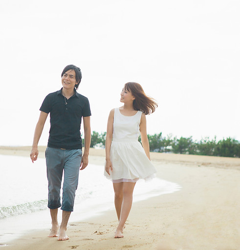 Walking on the Beach