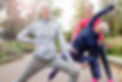 Women Stretching