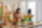 Asian women making handmade soap