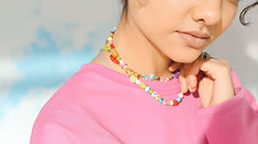 Kleurrijke kralenketting