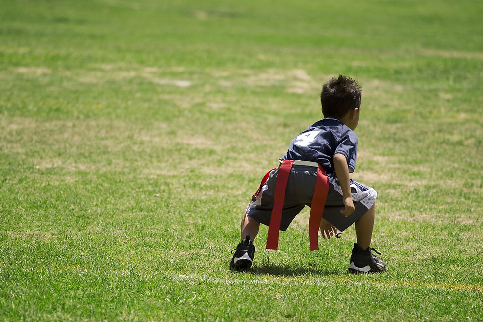 Child Playing Football