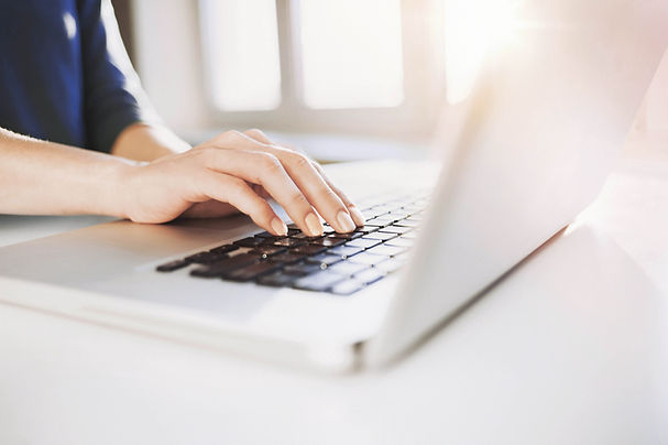 Woman Typing