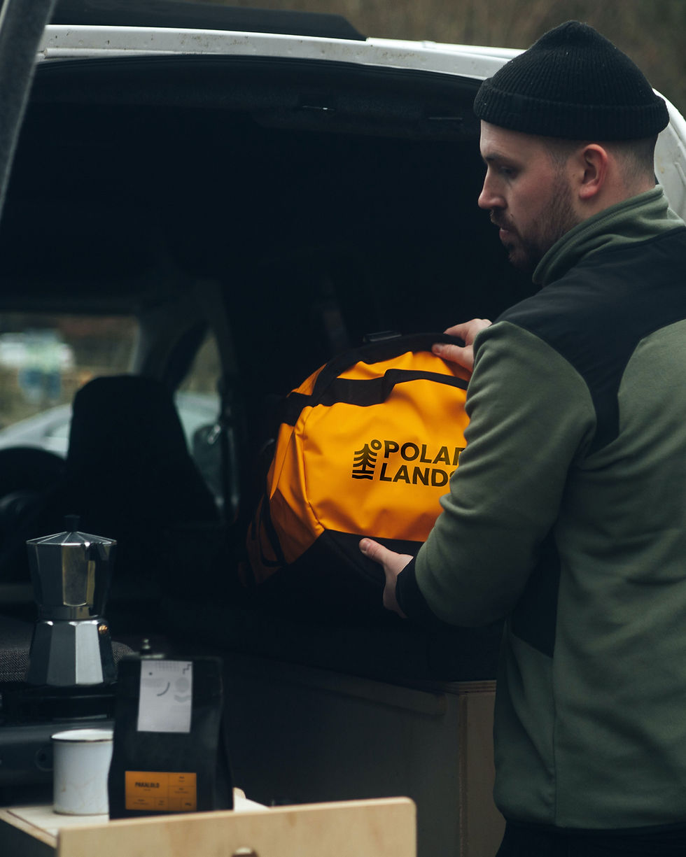 Man Packing Gear