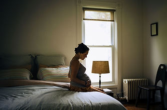 Pregnant Woman Sitting