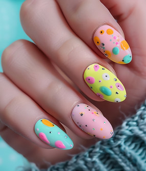Manicura temática de Pascua 