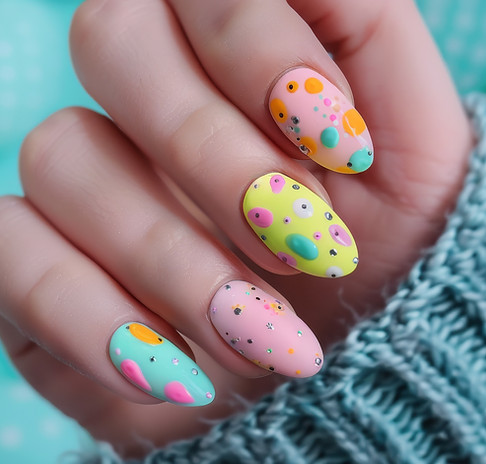 Manicura temática de Pascua