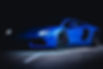 Blue sports car