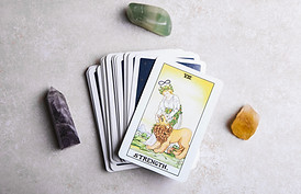 Exhibición de cartas del tarot