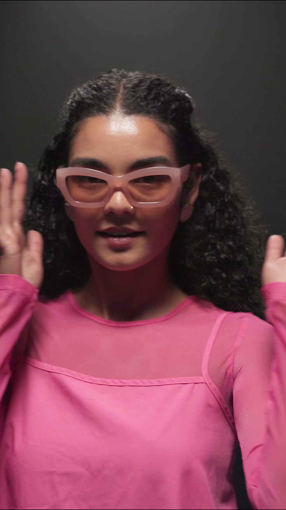 Stylish Woman in Pink