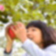 Girl Picking Apple