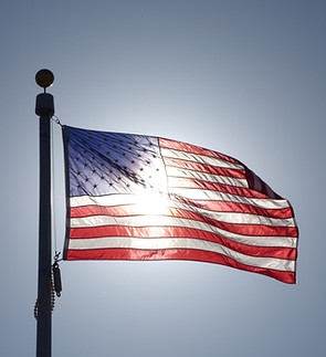 American Flag Waving