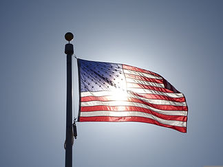 American Flag Waving