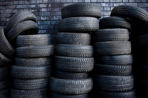 Pile of tyres