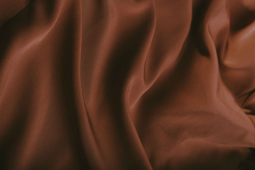 Caramel Brown Silk