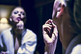 Applying Lipstick