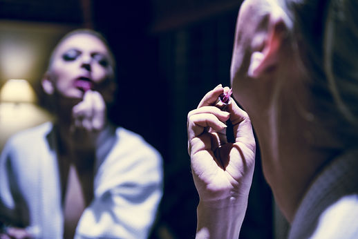 Applying Lipstick