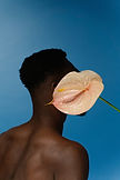 Blume und Porträt