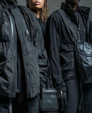 Group in Black Apparel
